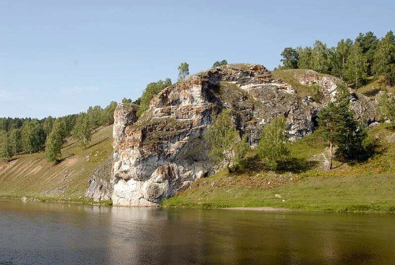 Скалы на реке Уфа