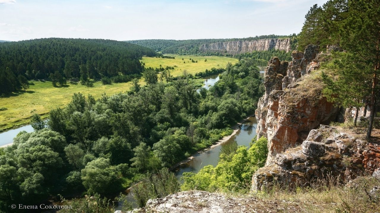 Скалы реки Юрюзань